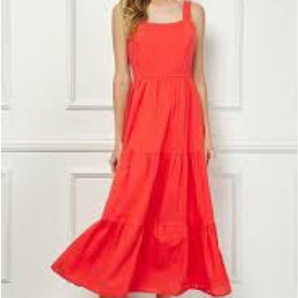 Sugar Lips Penelope Maxi Dress in Cotton-voile
Square Neckline Long Dress - Picture 7 of 8